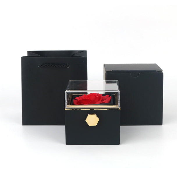 Valentine Rotating Rose Gift Box