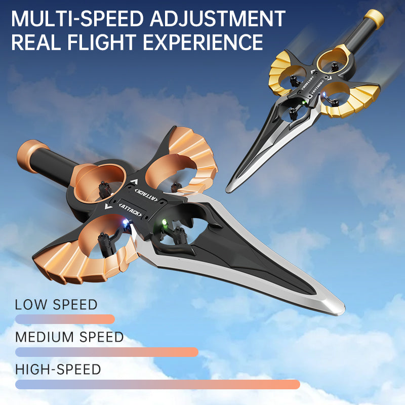 Drone Sword-flying Gesture Remote Control Flying Sword, Children's Gesture-sensing Aircraft, Toy For Boys, Entertainment, Birthday Gift