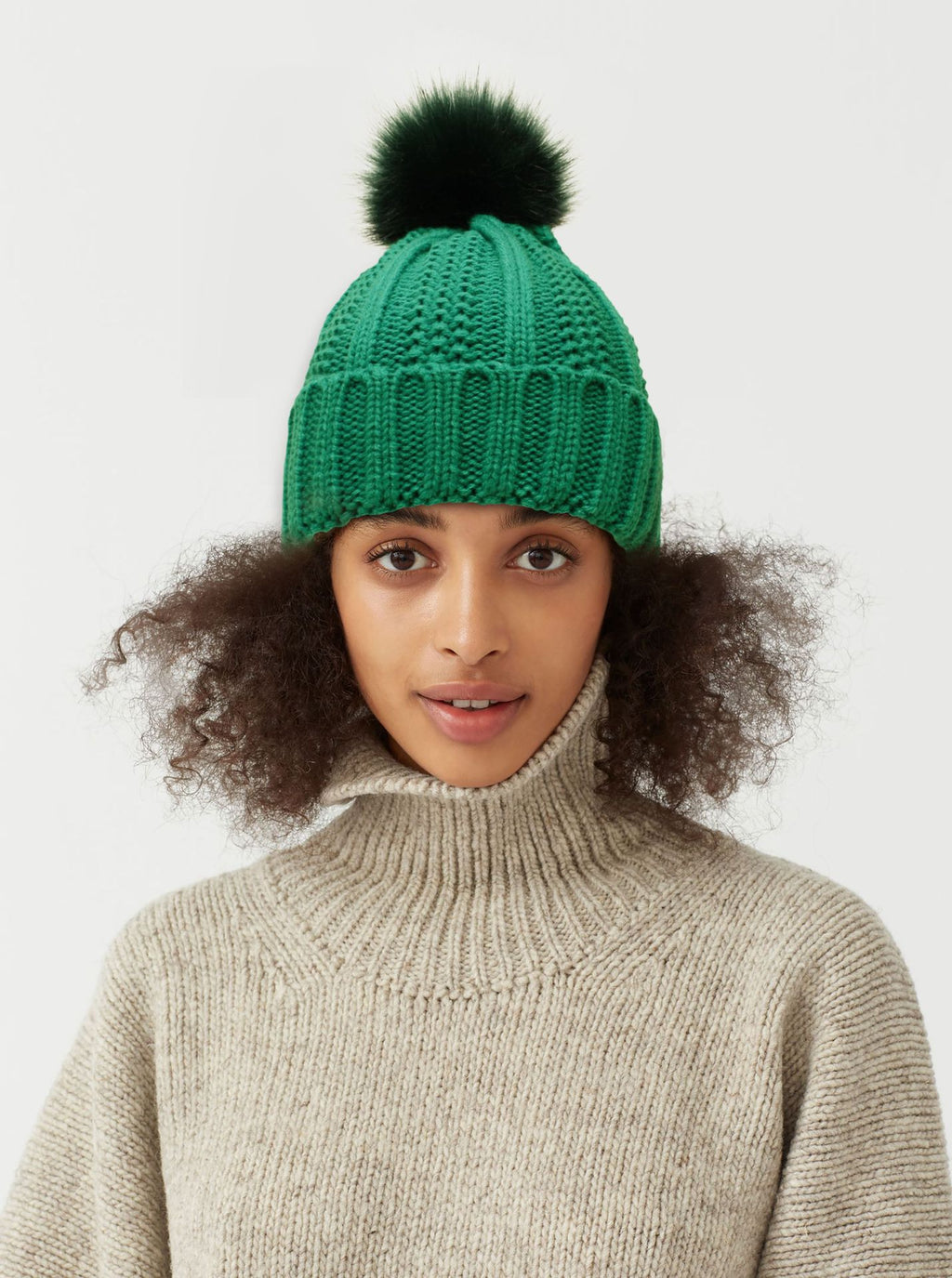 Women’s Pom Pom Knit Beanie