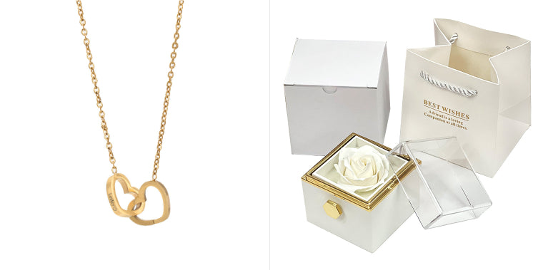 Valentine Rotating Rose Gift Box