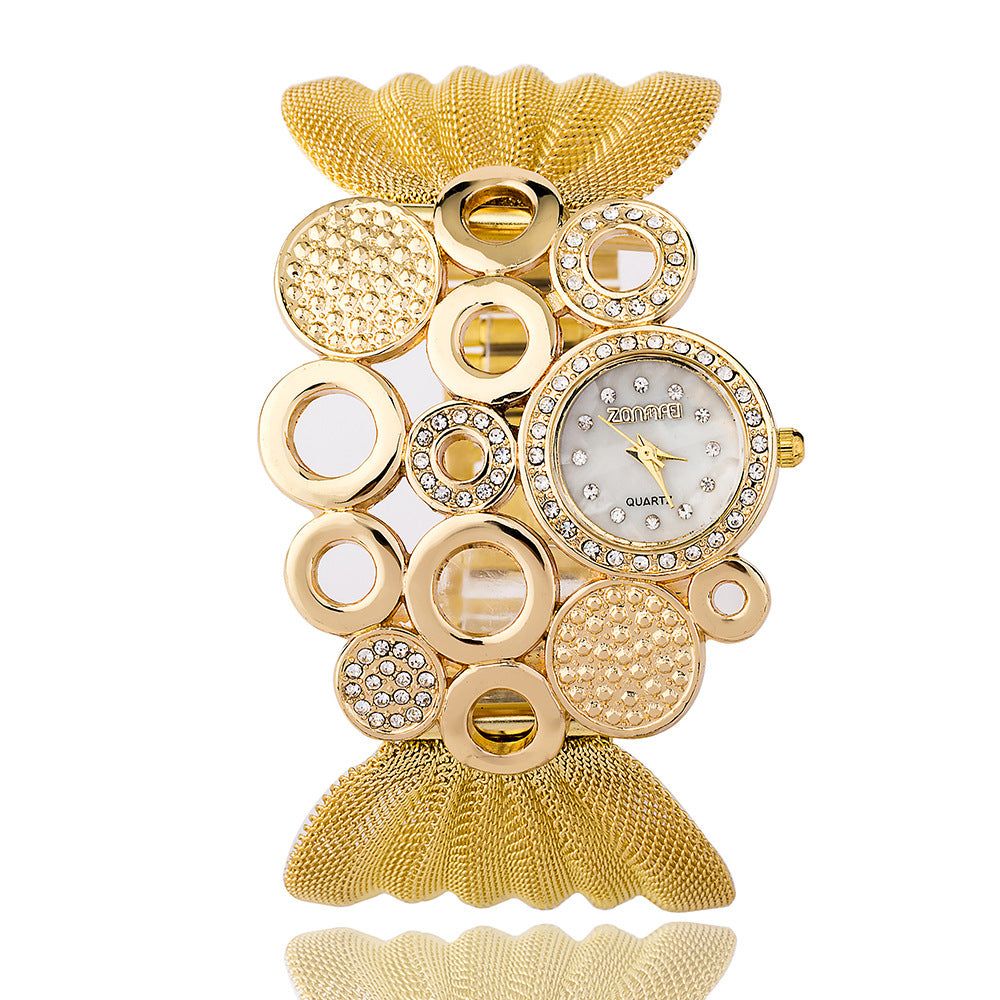 ✨ Elegant Diamond Mesh Watch – Timeless &amp; Chic ✨
