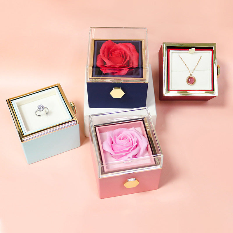 Valentine Rotating Rose Gift Box