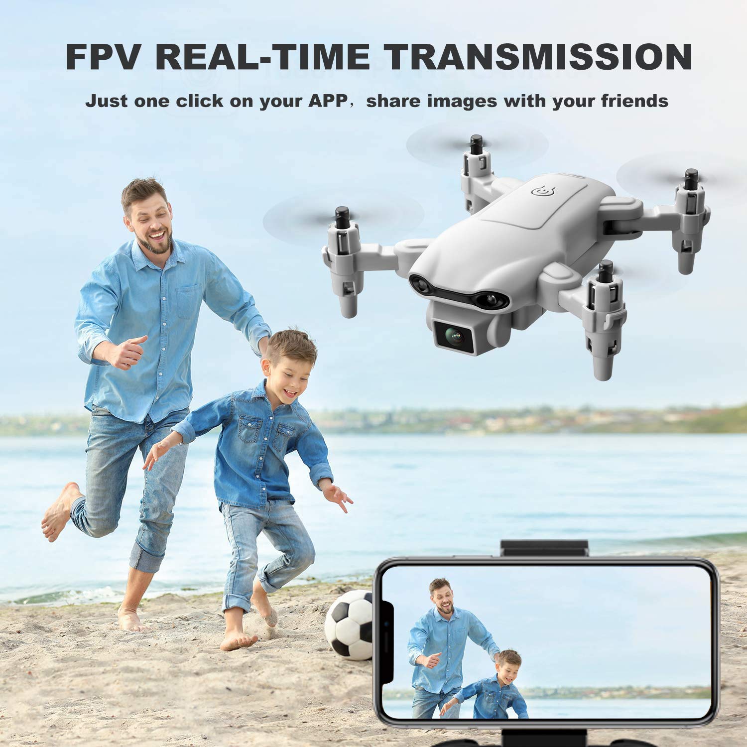 AU 4DV9 Mini Drone, With High-definition Camera, FPV Real-time Video RC Quadcopter