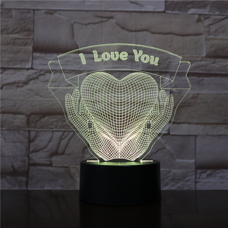 Love 3D Night Light