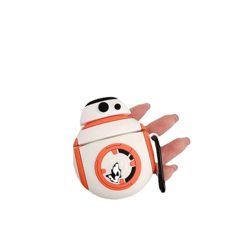 Robot Design Wireless Earbuds Case