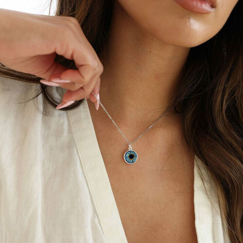 Custom Iris Necklace