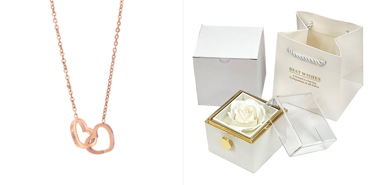 Valentine Rotating Rose Gift Box