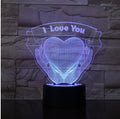 Love 3D Night Light