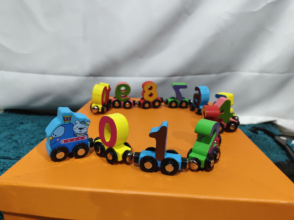 Magnetic Alphabet &amp; Number Train Toy