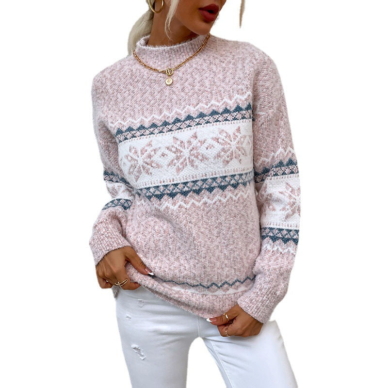 Snowflake Knit Sweater