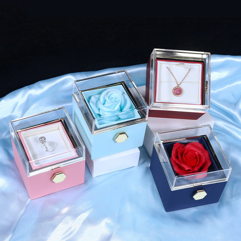 Valentine Rotating Rose Gift Box