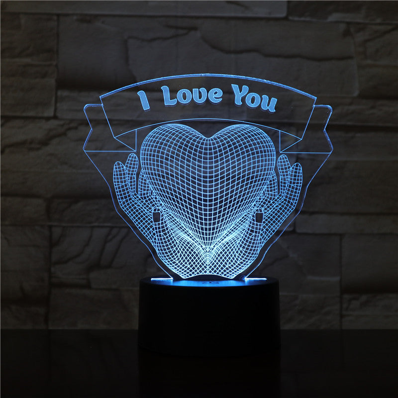 Love 3D Night Light