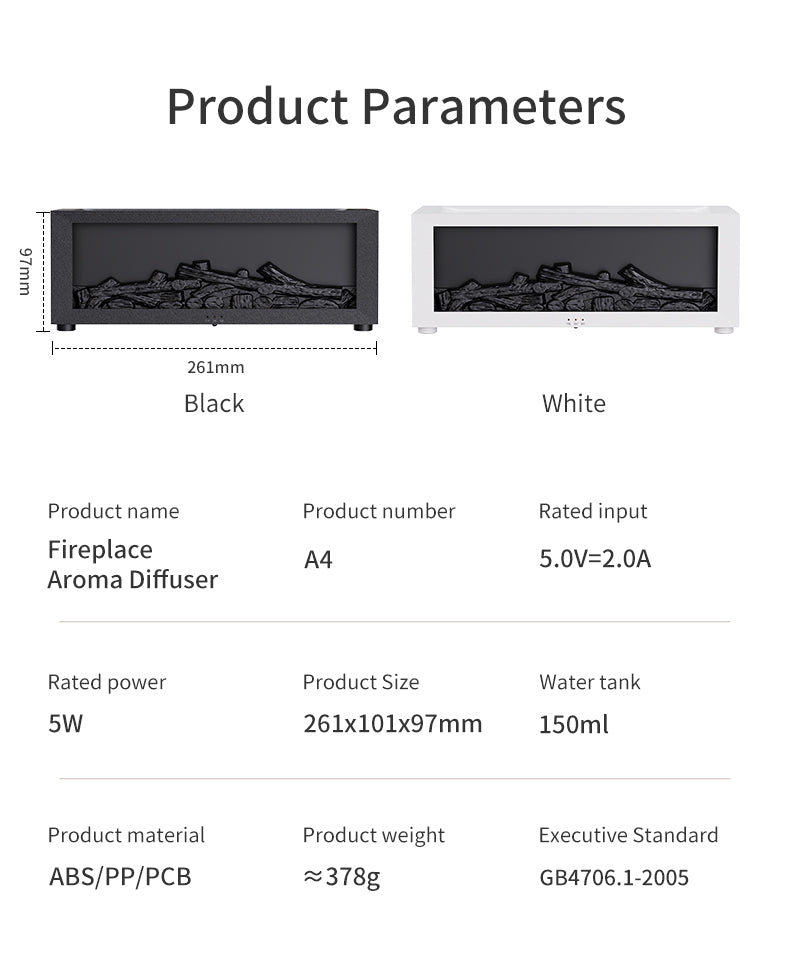 Flame Effect Aroma Diffuser