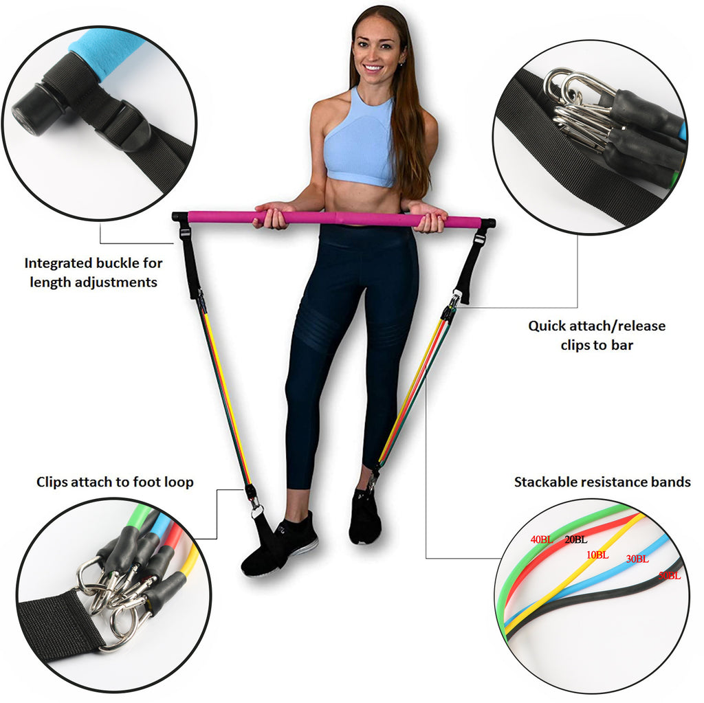 Home Workout Resistance Bar