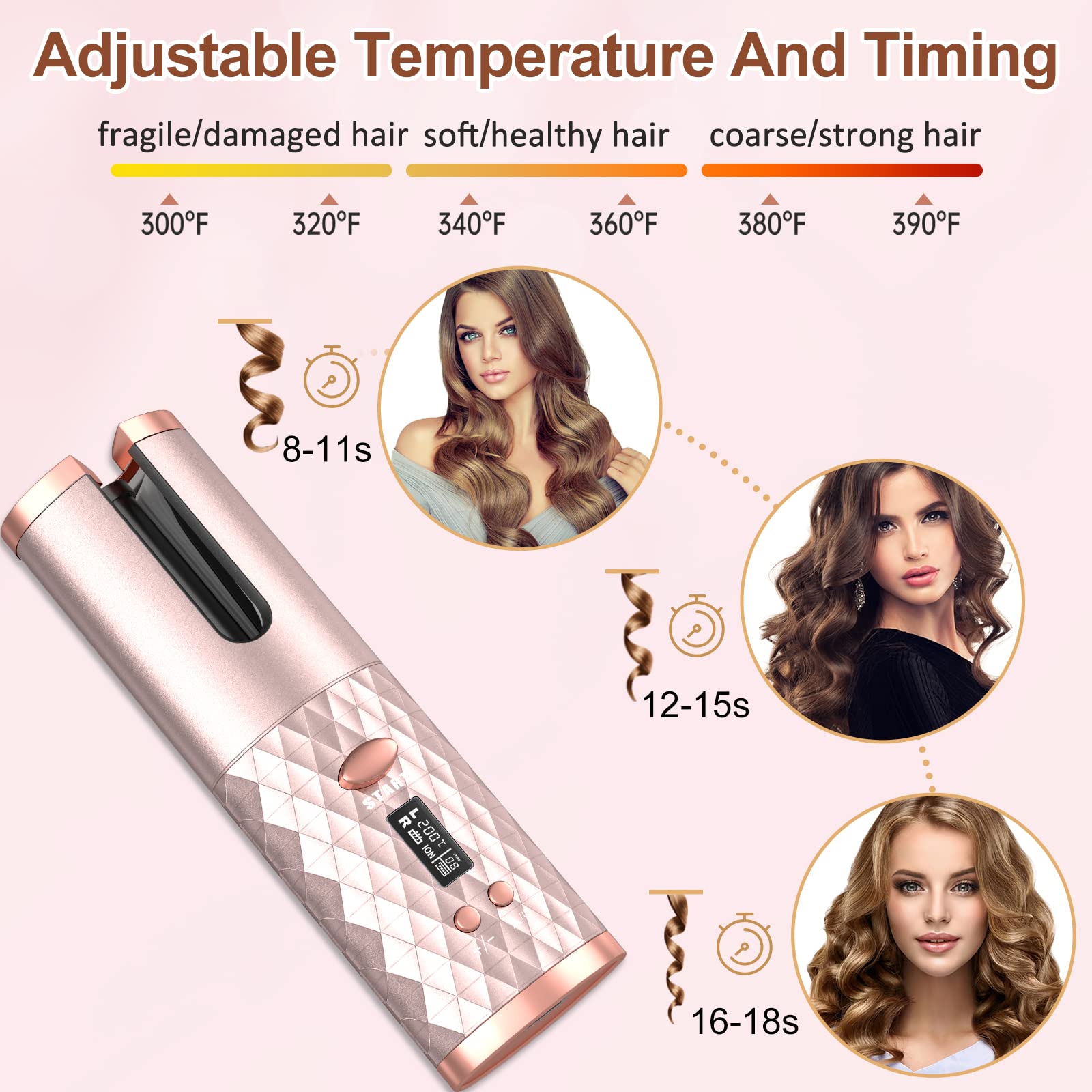 USB Rechargeable Hair Curler