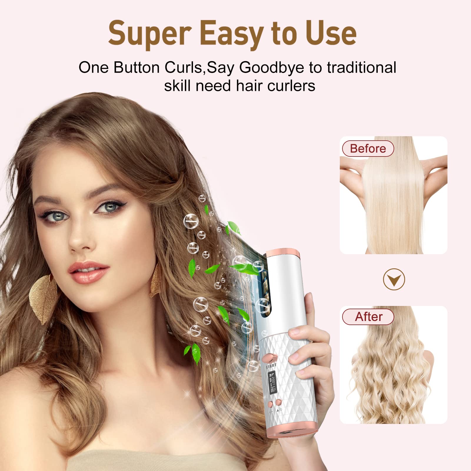 USB Rechargeable Hair Curler