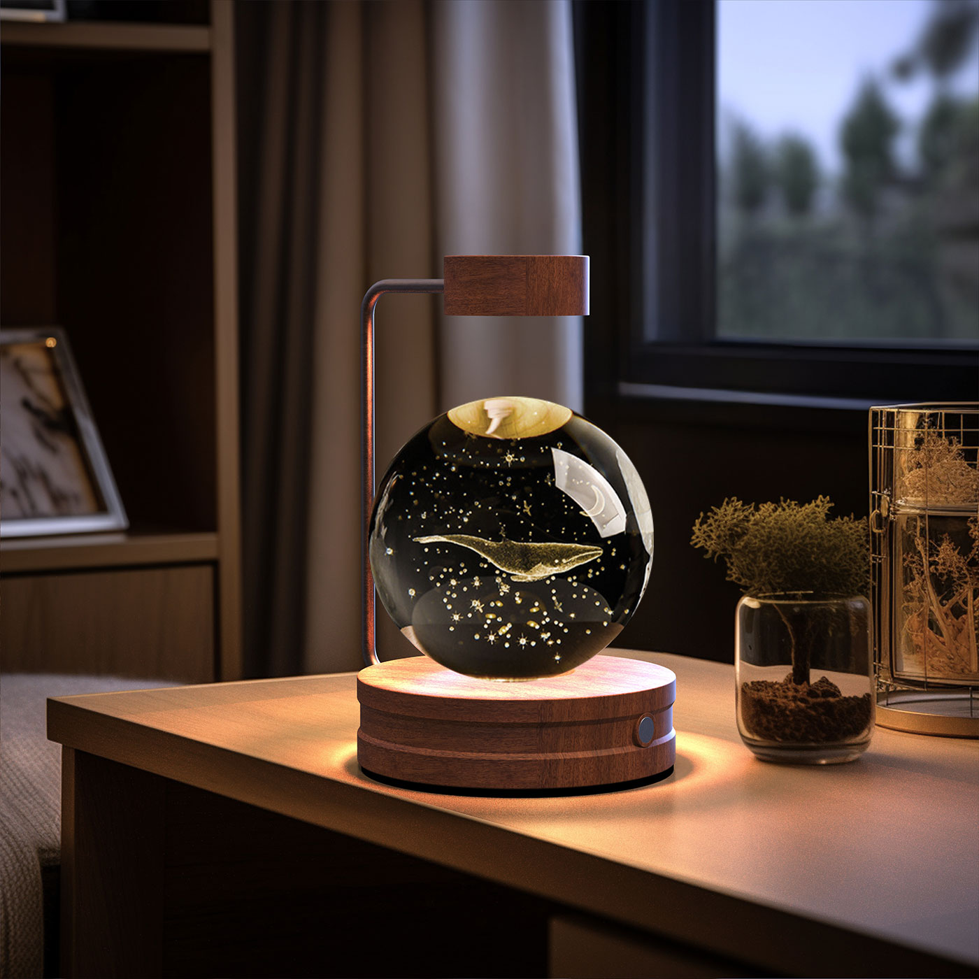 Cosmic Crystal Night Light