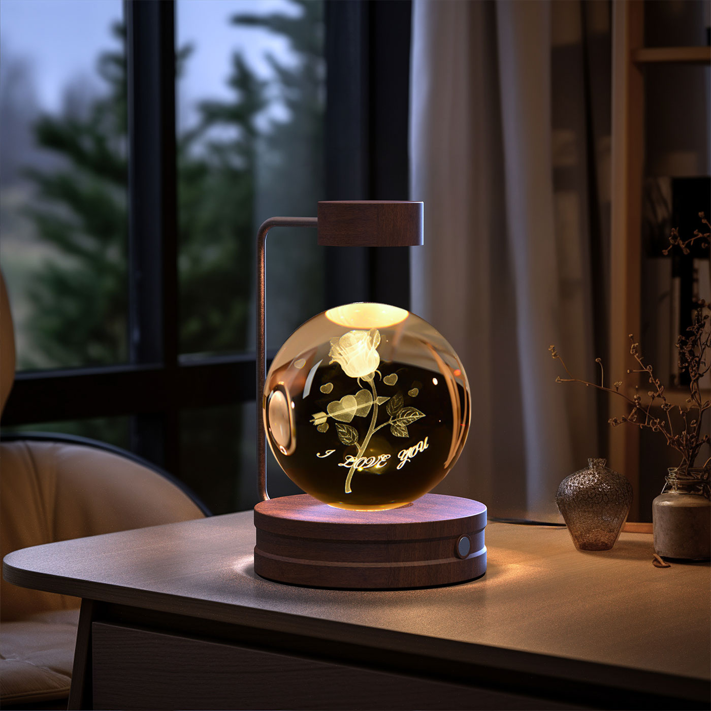 Cosmic Crystal Night Light