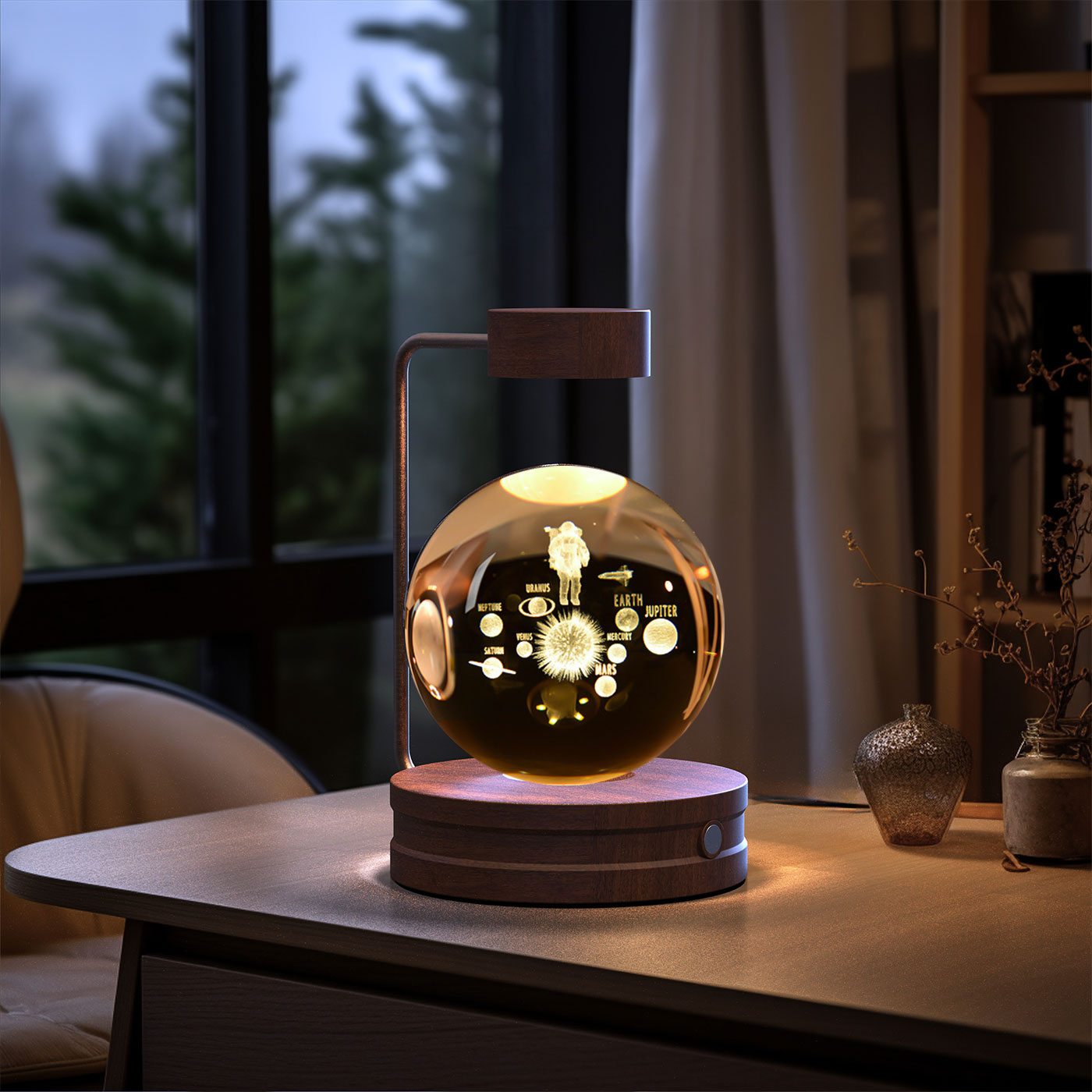 Cosmic Crystal Night Light