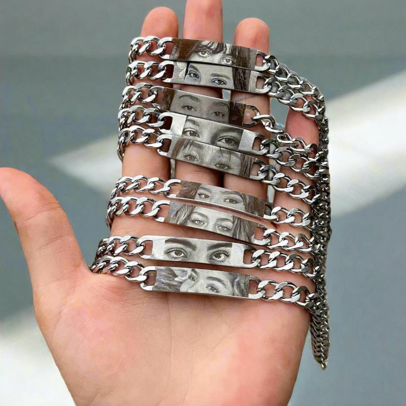 Engraved Eye Bracelet