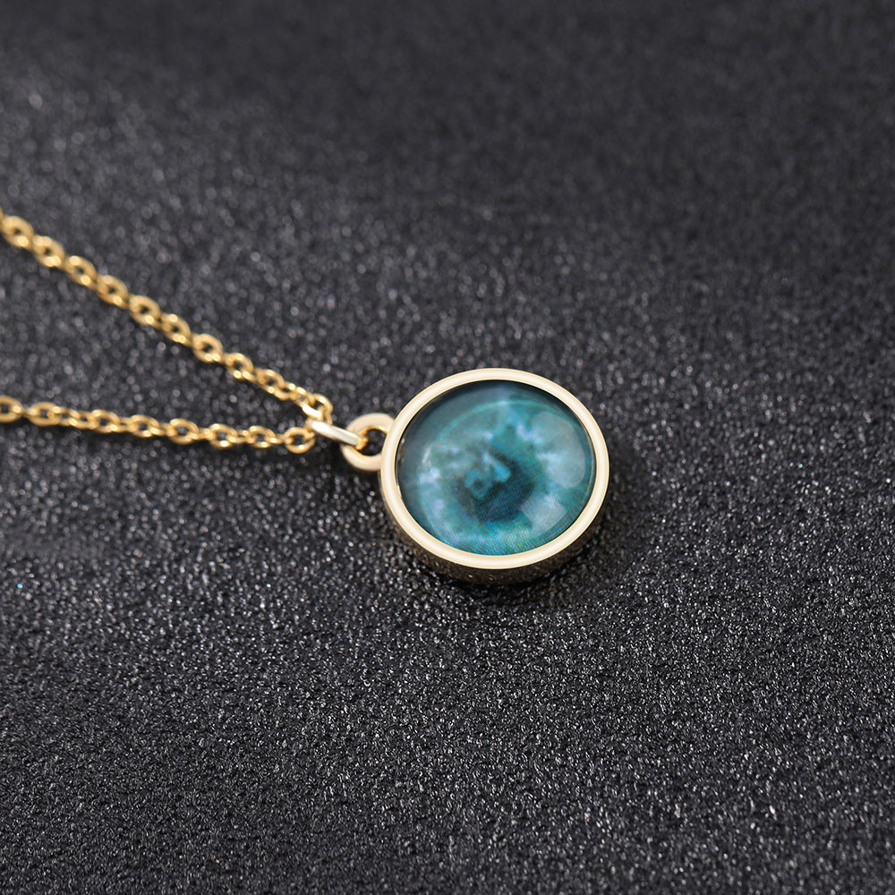 Custom Iris Necklace