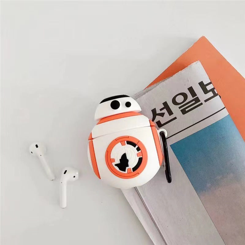 Robot Design Wireless Earbuds Case
