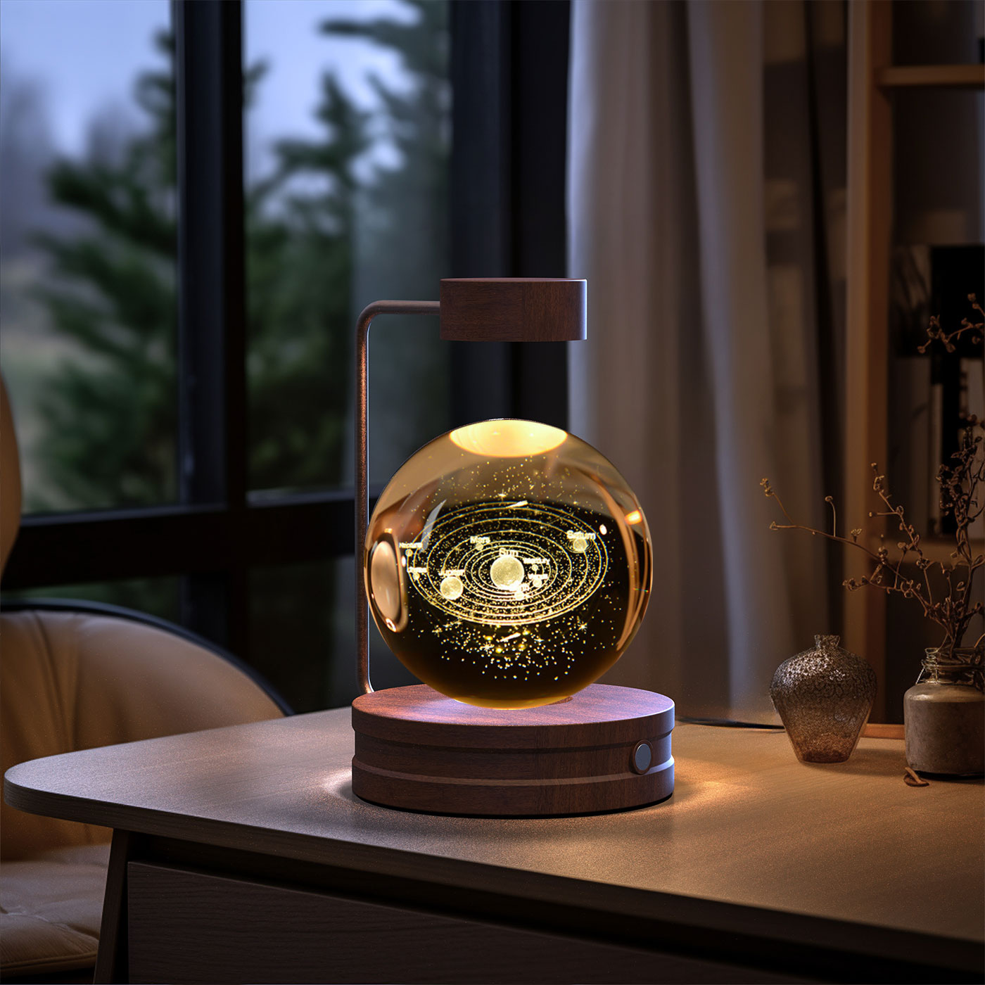 Cosmic Crystal Night Light