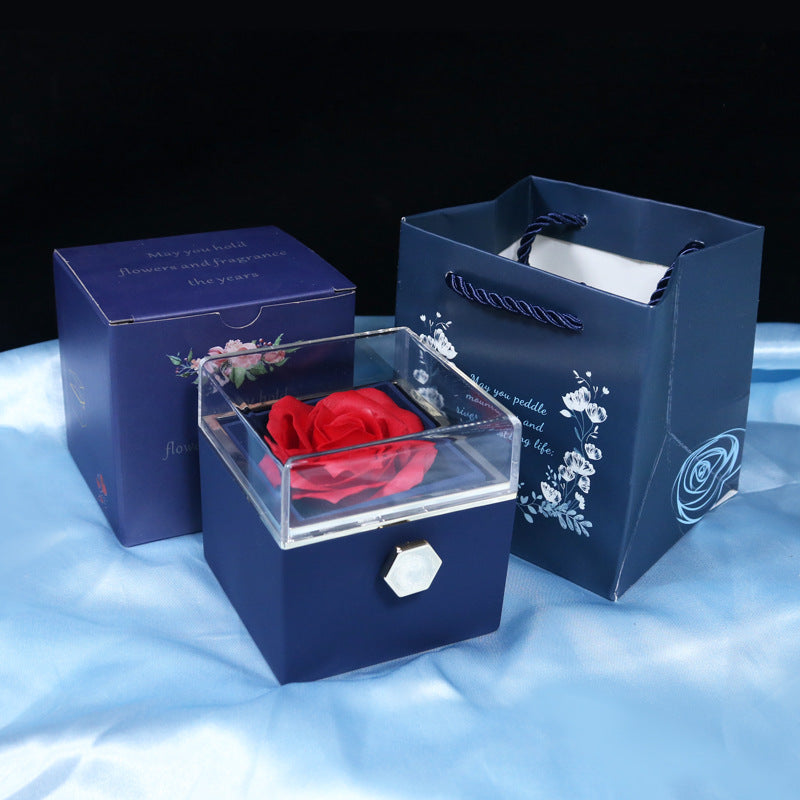 Valentine Rotating Rose Gift Box