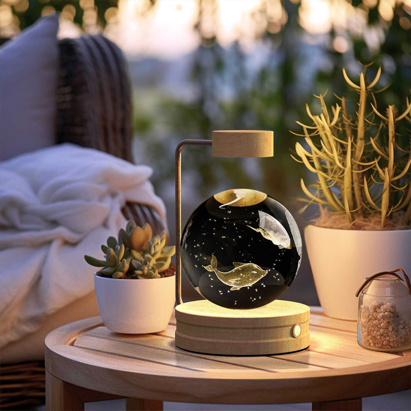 Cosmic Crystal Night Light