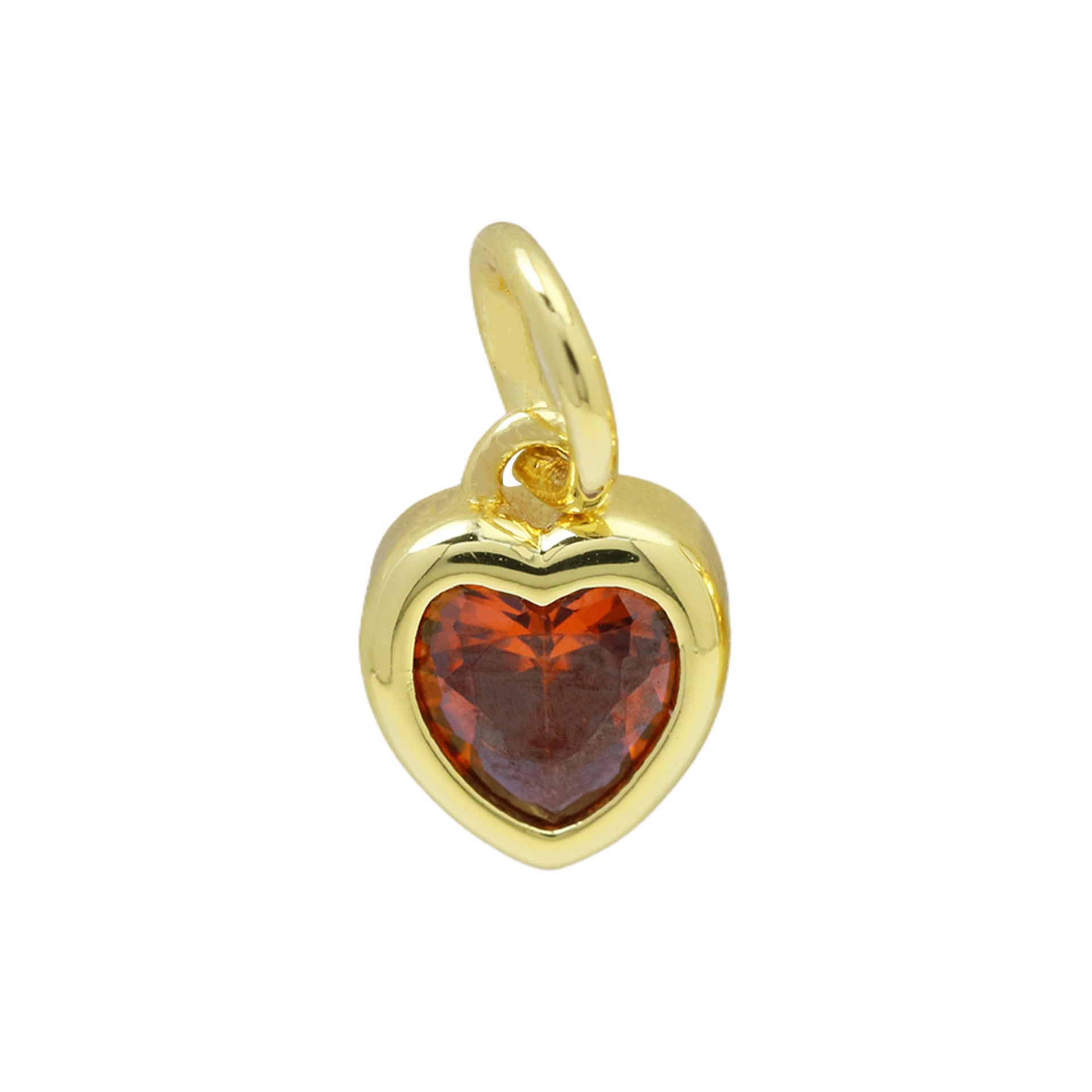 Heart-Shaped Birthstone Necklace