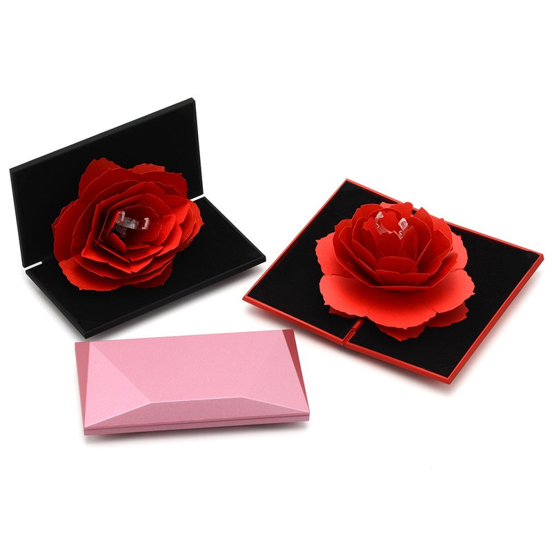 Rotating Rose Ring Box