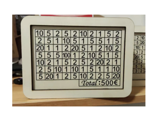 Home Quality Counter Wooden Piggy Bank