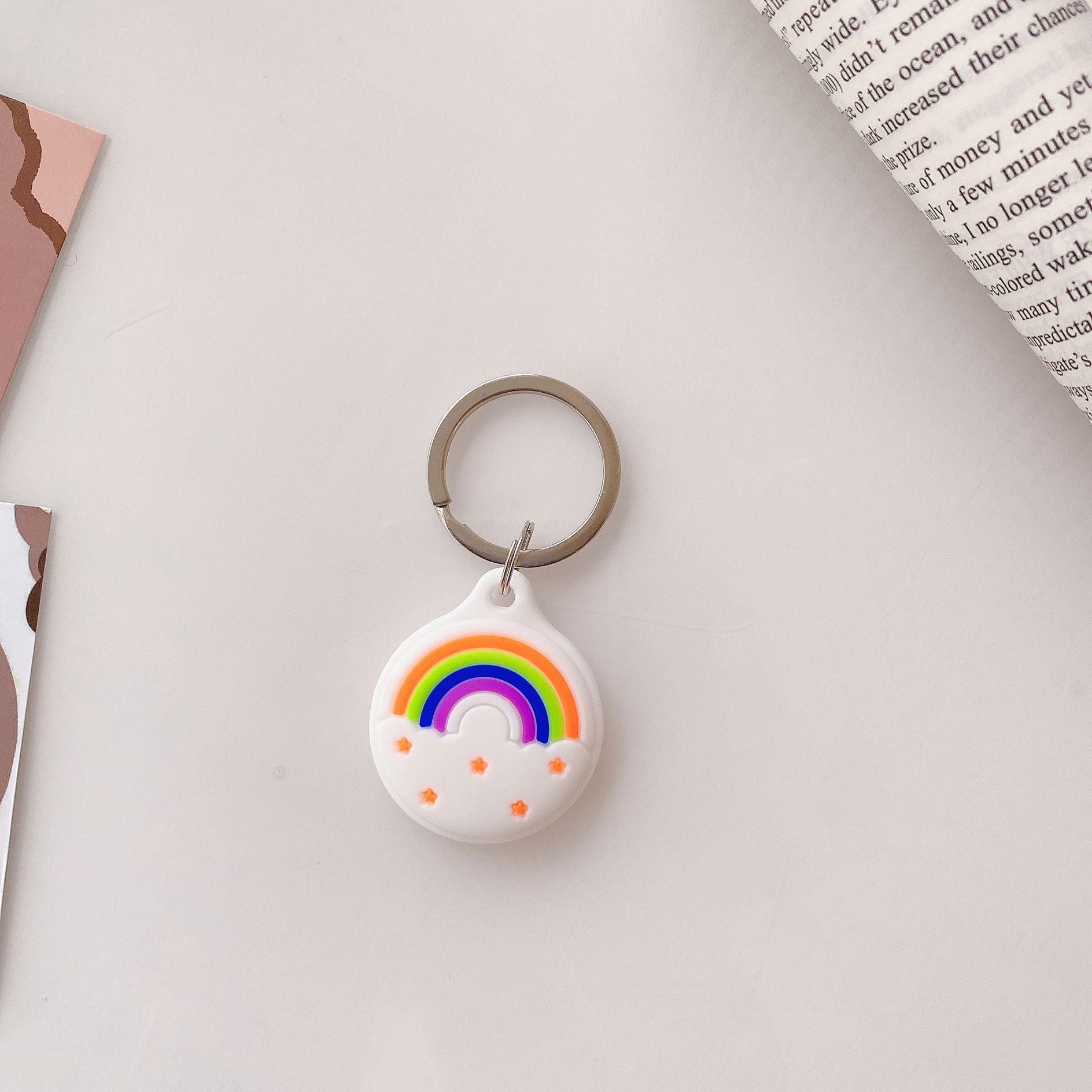 Cute Cartoon Silicone Case Airtag Protective Case Locator Applicable Tracker