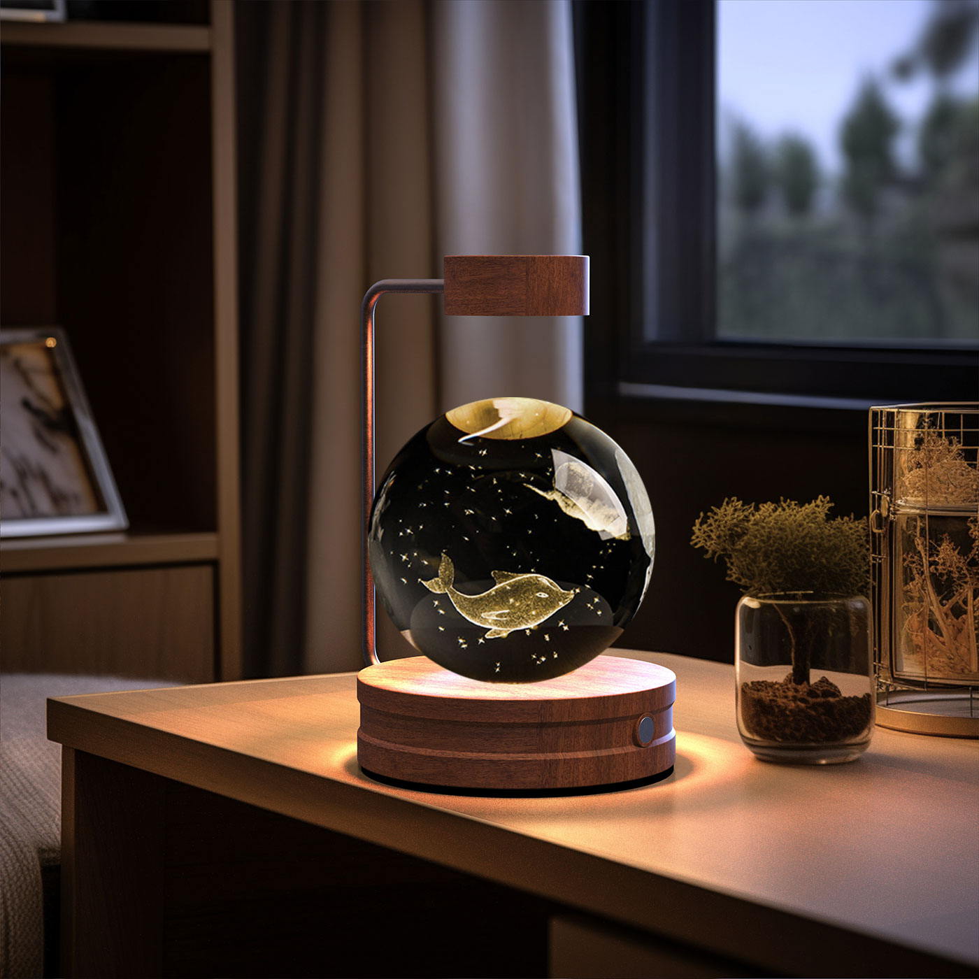 Cosmic Crystal Night Light