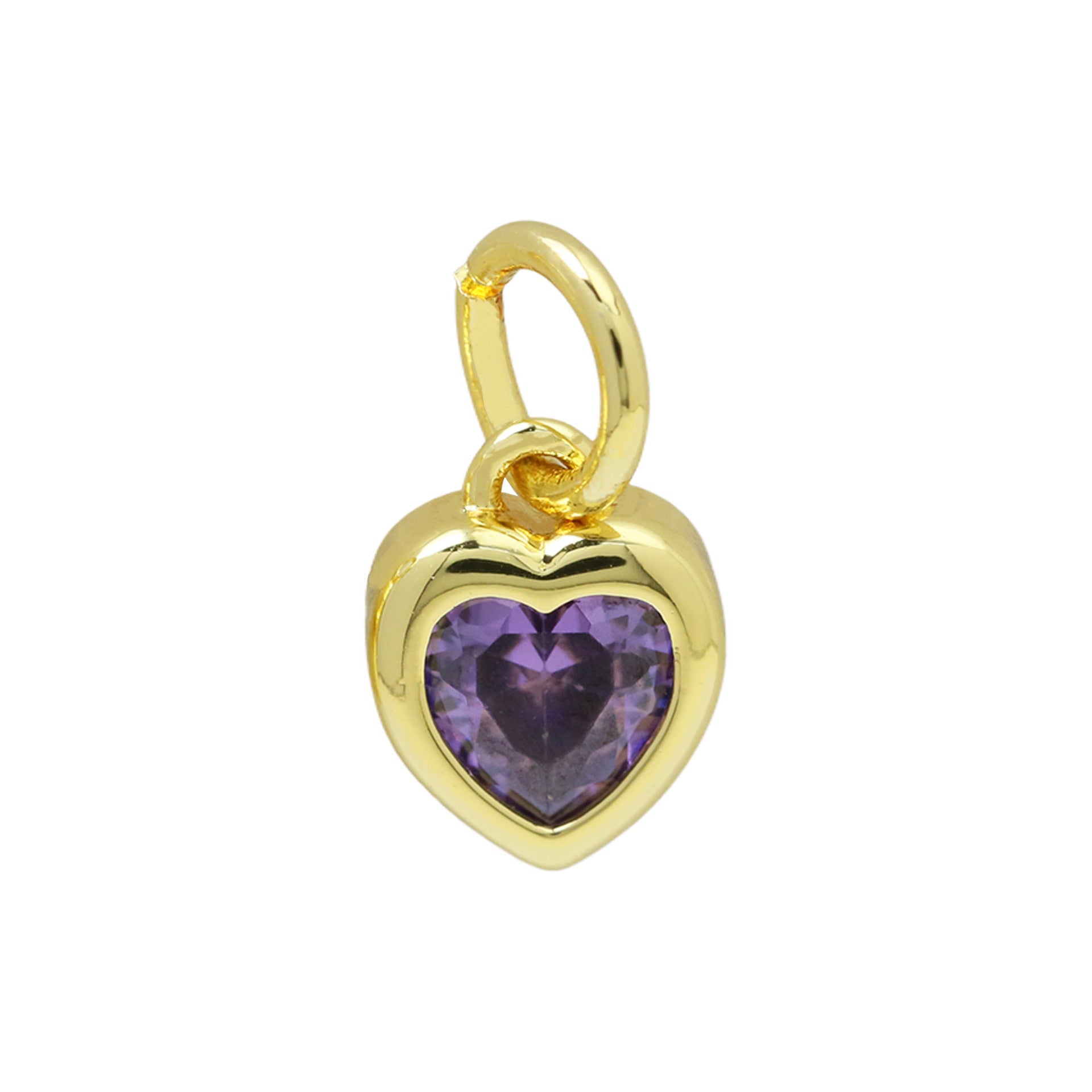 Heart-Shaped Birthstone Necklace