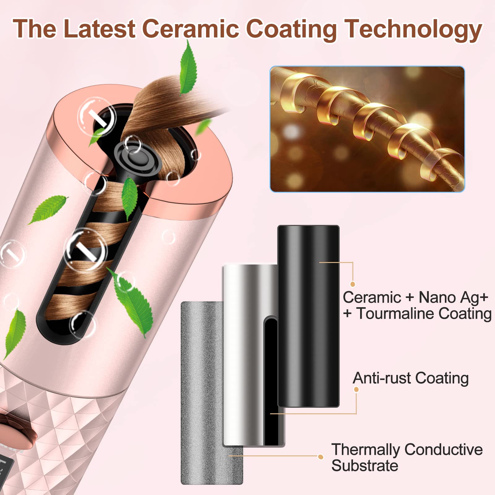 USB Rechargeable Hair Curler