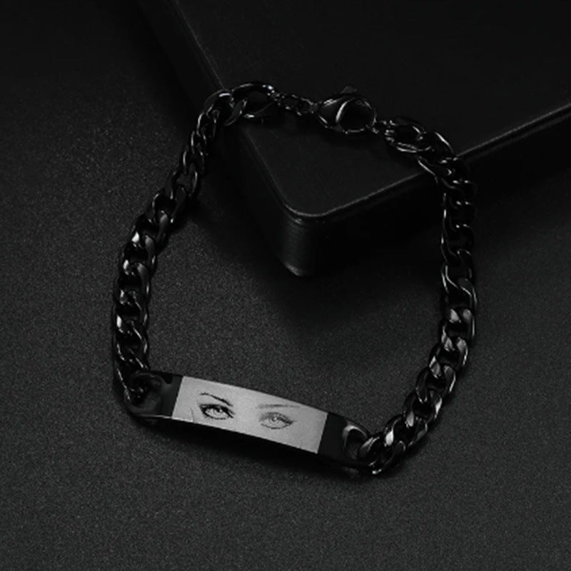 Engraved Eye Bracelet