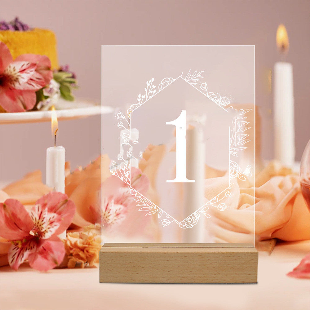 Acrylic Music Night Light