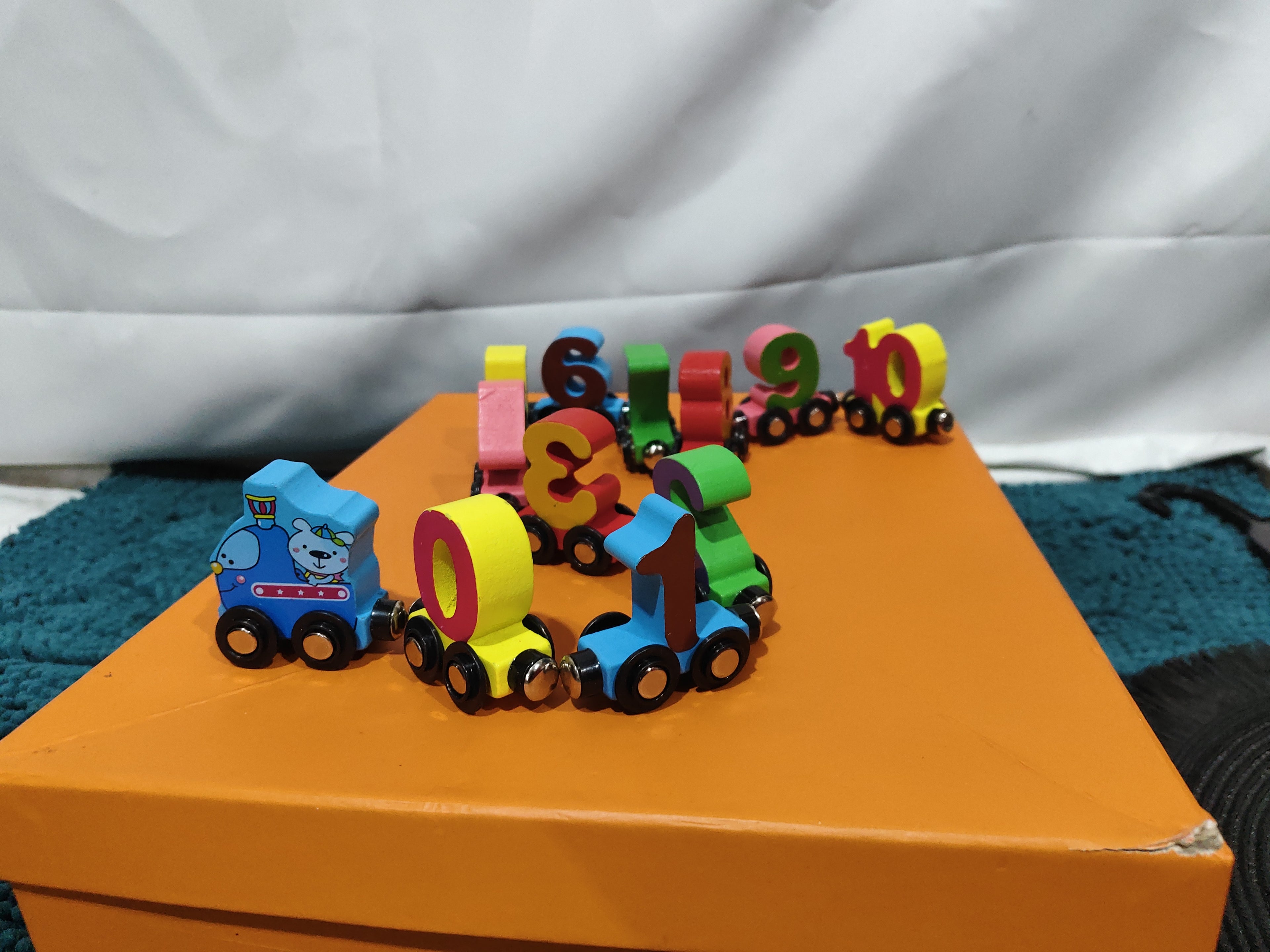 Magnetic Alphabet & Number Train Toy