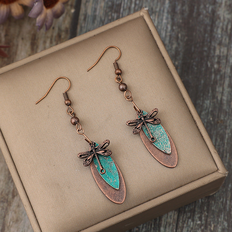 Retro Bohemian Dragonfly Pendant